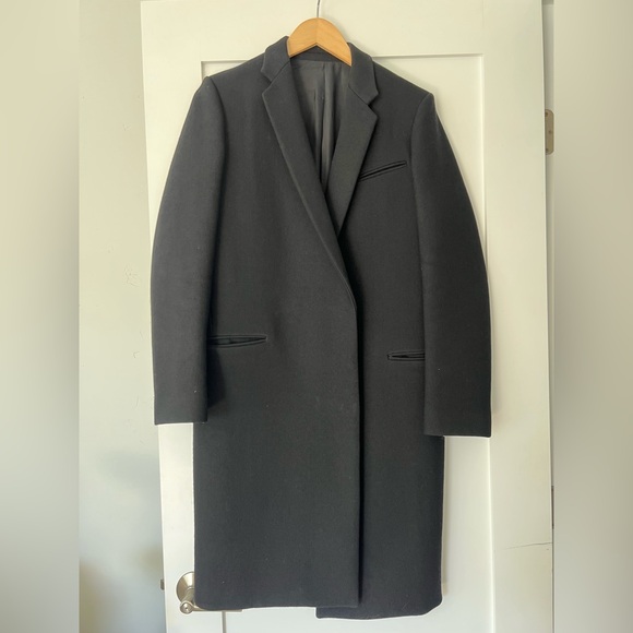 Celine Black Trench Coat Timeless Elegance - Picture 1 of 12
